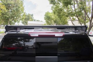 Chevrolet Silverado 1500 Roof Rack - Go Rhino - Ceros Low Profile - Textured Black - `19-`23